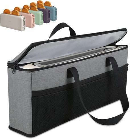 Carrying Bag for Bella 2 Slice Slim Toaster, Portable Outdoor Travel Carrier Bag Case for Bella, 2 Slice Slim Toaster Bag with Aluminum Foil Lining, Waterproof & Heat-Resistant in Kuwait