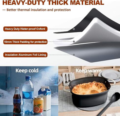 Carrying Bag for Bella 2 Slice Slim Toaster, Portable Outdoor Travel Carrier Bag Case for Bella, 2 Slice Slim Toaster Bag with Aluminum Foil Lining, Waterproof & Heat-Resistant in Kuwait