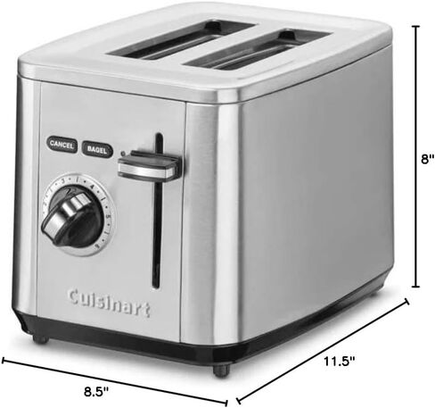 Cuisinart CPT-12WMFR محمصة خبز ستانلس شريحتين WM - مُجددة معتمدة in Kuwait