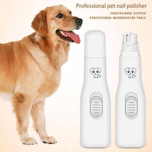 Electric Dog Nail Clippers Battery Powered Pet Nail Trimmer Tools Portable Pets Nailclippers Painless Paws Clippers in Kuwait