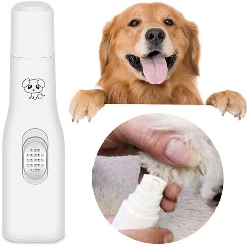 Electric Dog Nail Clippers Battery Powered Pet Nail Trimmer Tools Portable Pets Nailclippers Painless Paws Clippers in Kuwait