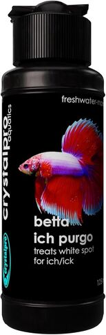 Crystapro Betta Ich Purgo - علاج البقع البيضاء لأسماك البيتا - Ich - علاج Ick - تركيز فعال وعالي 4.2 أونصة (125 مل) in Kuwait