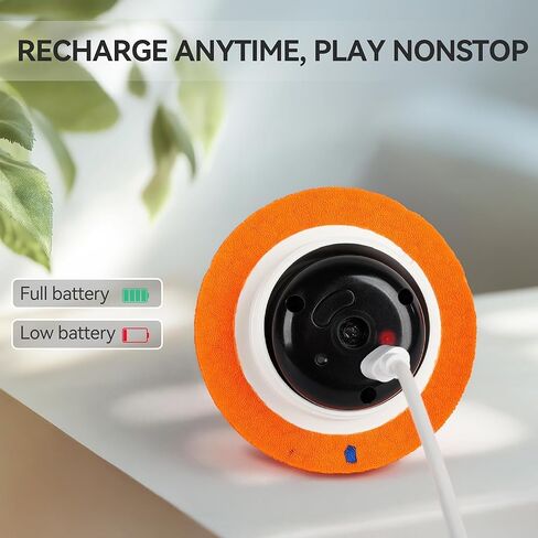 ALL FOR PAWS Interactive Dog Toy, Smart Dog Ball for Medium and Large Dogs, Automatic Moving, Bouncing and Rotating Ball Toy, ETPU Material, Motion-Activated and USB Rechargeable in Kuwait