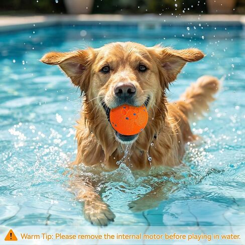 ALL FOR PAWS Interactive Dog Toy, Smart Dog Ball for Medium and Large Dogs, Automatic Moving, Bouncing and Rotating Ball Toy, ETPU Material, Motion-Activated and USB Rechargeable in Kuwait