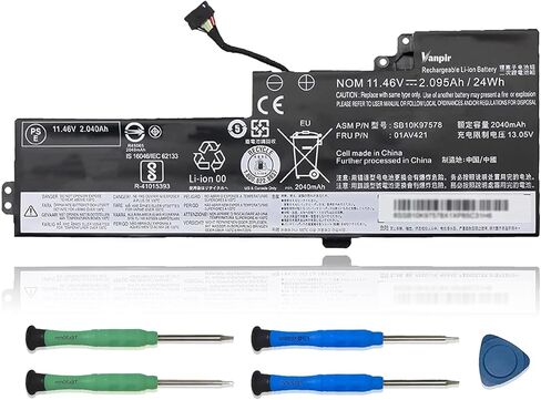 بطارية الكمبيوتر المحمول VANPIR L17C4PB0، 7.68V 45Wh 5928mAh متوافقة مع Lenovo Flex 6-14IKB 14ARR 530S-14ARR 530S-14IKB 530S-15IKB Series Notebook L17M4PB0 L17C4PB2 L17M4PB2 5B10Q16066 5B10Q160 67 in Kuwait