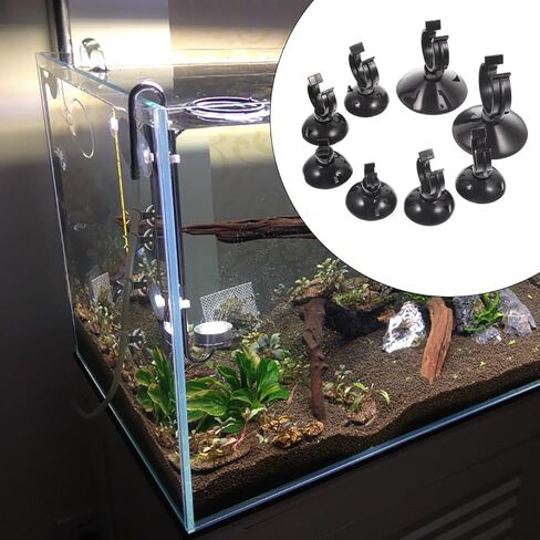 POPETPOP 40Pcs Convenient Suction Cup Clips Replaceable Tubing Holders Hose Clamps for Fish Tank in Kuwait