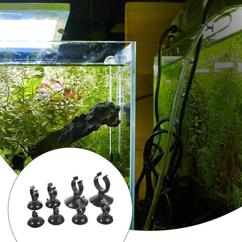 POPETPOP 40Pcs Convenient Suction Cup Clips Replaceable Tubing Holders Hose Clamps for Fish Tank in Kuwait
