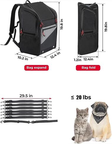 Motorcycle Dog Carrier for Yamaha WR155R 2020-2025 Back Seat Vehicle-Mounted Pet Carrier Portable Travel Bag Cat Carrier Bag in Saudi Arabia