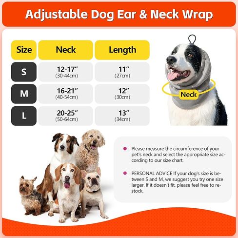 باندانا تبريد الكلاب، عصابات تبريد فورية يلتف حول الرقبة للكلاب الكبيرة، وشاح ثلج بقلنسوة هادئ وقابل للتعديل للكلاب الكبيرة، ياقة منشفة باردة للحيوانات الأليفة، مبرد للرقبة في الصيف والطقس الحار (رمادي، S) in Kuwait