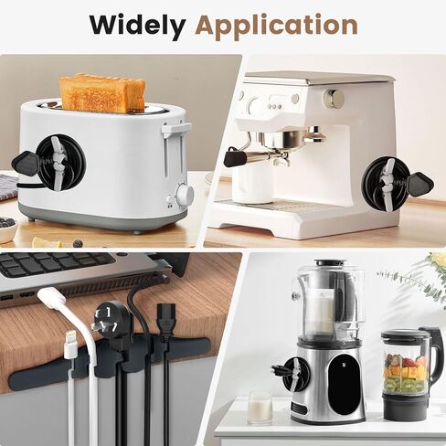 Cord Organizer for Appliances,Wire Organizers for Appliances, Kitchen Appliance Cord Organizer for Mixer,Blender,Coffee Maker,Pressure Cooker,Must-Have Kitchen Accessories for Daily Life（6 Packs） in Kuwait