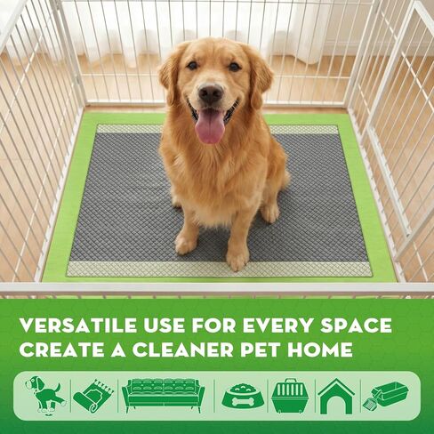 CROCI Dog Pads Extra Large, 28"x34" Pee Pads for Dogs, 2X Odor-Control with Charcoal & Bamboo Material, 4-Corner Adhesive Tabs, Super Absorbent & Leak-Proof, Disposable (40 Counts) in Saudi Arabia