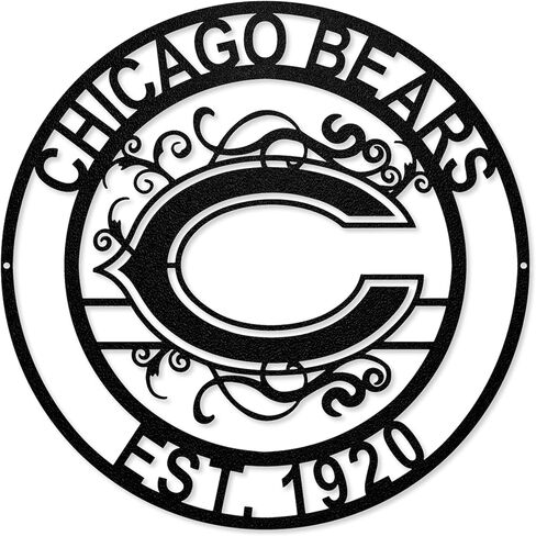 Party Animal NFL Chicago Bears Laser Cut Metal Sign in Saudi Arabia