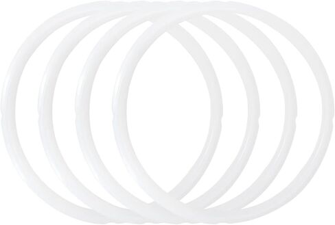 New 4-Pack Pot Sealing Ring Set - Replacement for Ins-tant Pressure Cooker Models IP DUO60, IP LUX50, IP LUX60, IP LUX60V3, Smart 60, Ultra 6, IP CSG60 and IP CSG50 (Clear) in Kuwait