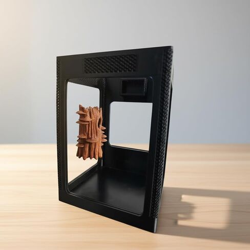 Natural Log Hideout for Jumping Spiders - Magnetic Terrarium Decoration, 2-in-1 Enclosed & Hollow Shelter for Jumping Spider Habitat in Kuwait