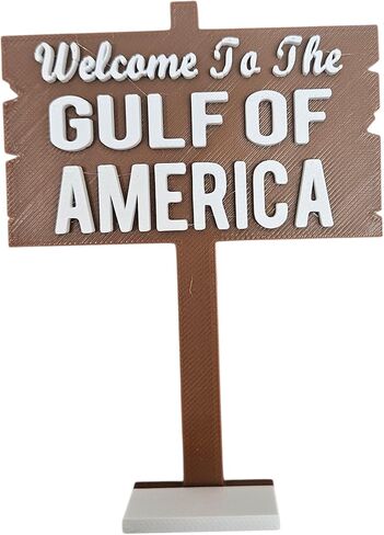 Gulf of America Aquarium Sign: Funny Fish Tank Decor in Kuwait
