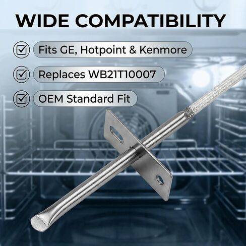 WB21T10007 مسبار مستشعر درجة حرارة الفرن مناسب لقطع غيار مستشعر الفرن GE WB21X22134 AP5953771 PS10059162 OEM in Kuwait