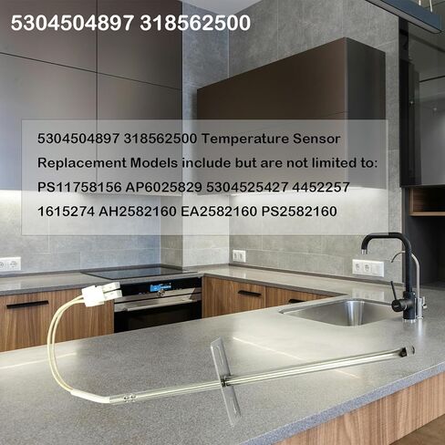 5304504897 318562500 مستشعر درجة حرارة الفرن، أرقام قطع الغيار سهلة التركيب PS11758156 AP6025829 5304525427 4452257 PS11758156 خدمة الاستبدال لمدة عام in Kuwait