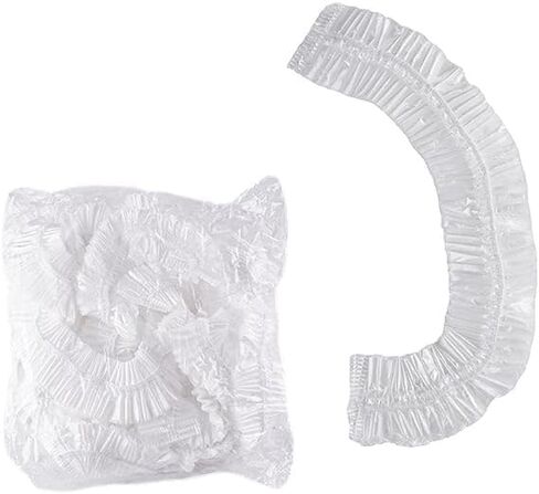 10Pcs White Thickened Disposable Dust Cover,Clear Kitchen Appliance Covers,Elastic Household Kitchen Universal Dustproof Protective Cover,for Toaster Oven Blender Pressure Cooker Accessories in Kuwait