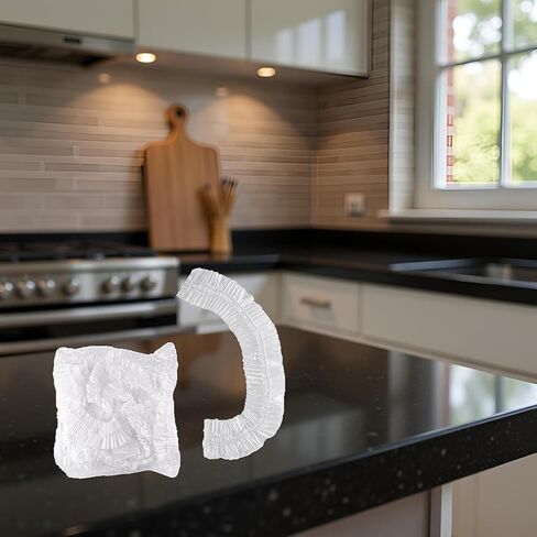 10Pcs White Thickened Disposable Dust Cover,Clear Kitchen Appliance Covers,Elastic Household Kitchen Universal Dustproof Protective Cover,for Toaster Oven Blender Pressure Cooker Accessories in Kuwait