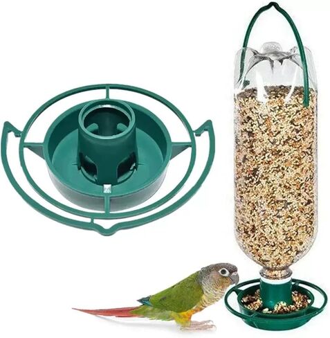 Gadjit Soda Bottle Bird Feeder – 3 Pack | Turn Soda Bottles into Eco-Friendly Wild Bird Seed Feeders | Promotes Recycling & Reuse in Kuwait