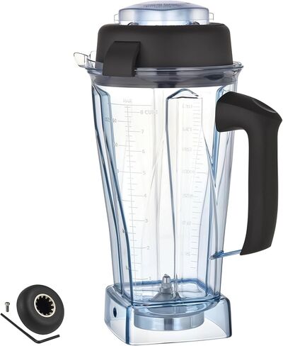 حاوية بديلة بوزن 64oz، تناسب سلسلة Classic/Explorian/Propel - تستبدل 5000، 5200، 6300، 6500، 7500، Pro 200، 500، 750، VM0101، VM0102، E310، 320 in Kuwait