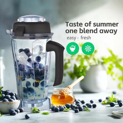 حاوية بديلة بوزن 64oz، تناسب سلسلة Classic/Explorian/Propel - تستبدل 5000، 5200، 6300، 6500، 7500، Pro 200، 500، 750، VM0101، VM0102، E310، 320 in Kuwait