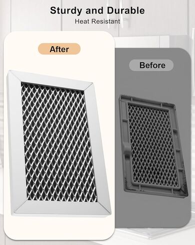 2 Pcs Microwave Charcoal Filter Fit for Whirlpool Maytag Amana Over-The-Range Microwave Replace W10892387 W10845250 4455038 AP6036051 PS11769323, 5-1/4" X 3-1/4" X 3/8" in Kuwait