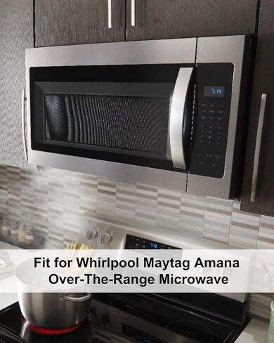 2 Pcs Microwave Charcoal Filter Fit for Whirlpool Maytag Amana Over-The-Range Microwave Replace W10892387 W10845250 4455038 AP6036051 PS11769323, 5-1/4" X 3-1/4" X 3/8" in Kuwait