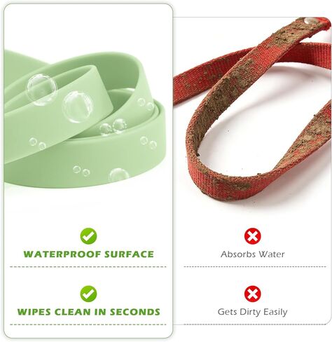 Waterproof Dog Leash with Carabiner, Prevents tangling and is Easy to Clean. Durable Dog Leash, Suitable for Large, Medium and Small Dogs, 5ft/6ft in Kuwait