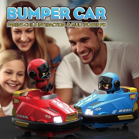 OBEST Multiplayer Remote Control Bumper Car, 2 Pack, RC Car with Ejection Doll, Interactive Toys for Parents and Kids, Kids Car for Boys and Girls in Saudi Arabia