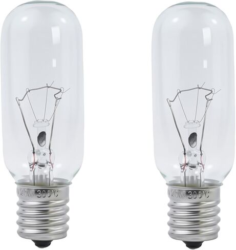 2-Pack Microwave Oven Light Bulbs 40W Compatible with Samsung Microwave Light Bulbs Under Hood,Replacement for Model 4713-001013,Incandescent Appliance Bulb in Kuwait