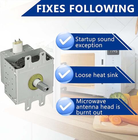 OM75P-21-ESGN Microwave Magnetron | Compatible for Samsung/GE/Kenmore/Whirlpool | Replaces AP4502427/PS4251316/ ME21M706BAS/ 40185043010/40185043310 in Kuwait