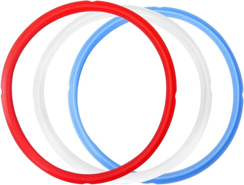 حشية حلقة إغلاق من السيليكون الآمن غذائيًا للوعاء الفوري 5/6QT موديلات IP-DUO60، IP-DUO50، Smart-60، IP-LUX60، IP-LUX50، IP-CSG60 وIP-CSG50 (3 عبوات) من LO MERECES in Kuwait