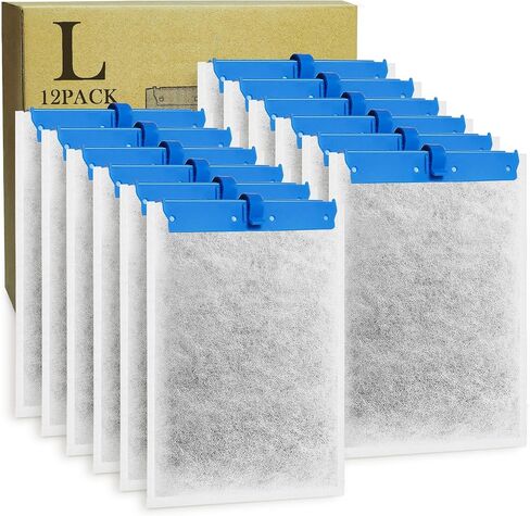 16 Pack Large Replacement Filter Cartridges Compatible with Tetra Whisper Bio-Bag Filters Large Aquarium Filter Cartridges for Whisper 20i/40i IQ20/30/45/60 in Saudi Arabia