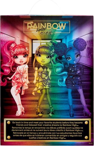Rainbow High Junior High Special Edition Laurel De’Vious - 9" Red and Orange Posable Fashion Doll with Accessories and Open/Close Soft Backpack. Great Toy Gift for Kids Ages 4-12 in Saudi Arabia