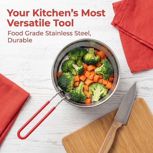 Stainless Steel Multi-Purpose Cookware Set with Frying Basket And Glass Lid - Non-Stick Saucepan, Deep Fryer, Noodle Boiler, Milk Pan, Food Steamer, Suitable for Induction & Gas Stoves in Kuwait