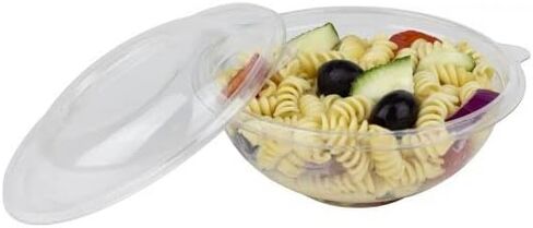Karat 16oz Dome PET Plastic Salad Bowl Lid (146 mm) - 500 ct in Kuwait