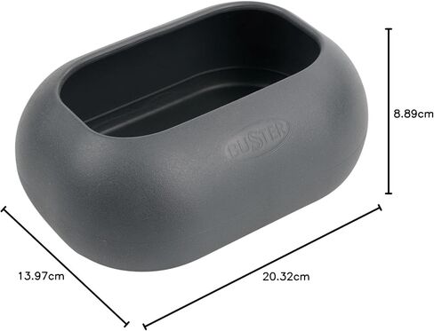 Buster IncrediBowl – 1 Liter /34 Oz., Dark Grey – Non-Tip, Long-Ear Friendly Food, No-Spill Bowl for Medium & Large Dogs – BPA-Free, Dishwasher Safe in Kuwait
