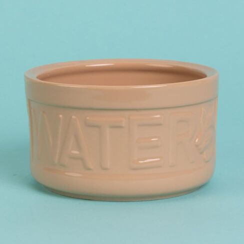 Mason Cash: Cane Dog Water Bowl - 5.9", 30oz -Tan Food-Water Dish, Durable Ceramic Stoneware, Microwave-Dishwasher Safe, Pet Meal Feeding-Hydration in Kuwait