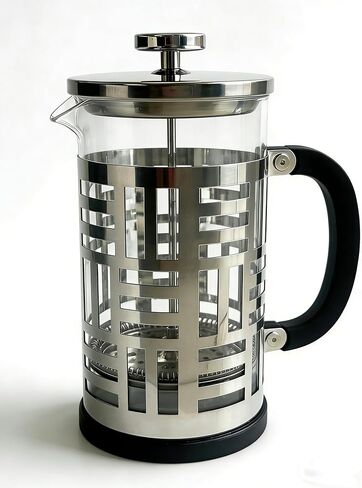 34oz French Press Coffee Maker, Thickened Borosilicate Glass & 304 Stainless Steel Double Mesh Filter. Cold Brew & Tea Brewer for Travel Camping, Kitchen Decor, Bar Accessories Gift (Copper) in Saudi Arabia