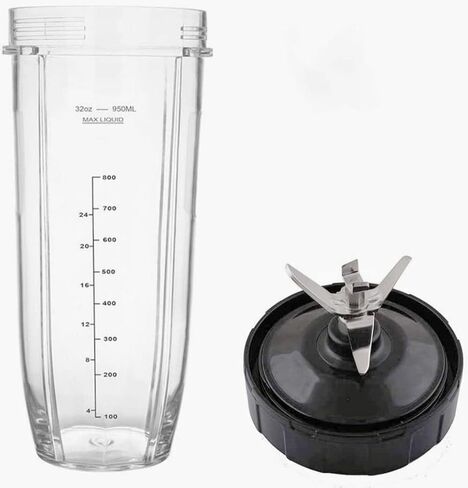 32oz Cup with 7Fin Blade for Nutri Ninja Auto IQ Series Blenders 1000W G_APOK in Kuwait