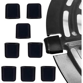 Air Fryer Silicone Rubber Bumpers for Chefman 6QT 9QT Dual Basket Air Fryers, 8PCS Premium Rubber Pieces Tips Spacers Tabs Pads Parts Feet Legs Stops Stoppers Attachments for Chefman Air Fryer in Saudi Arabia
