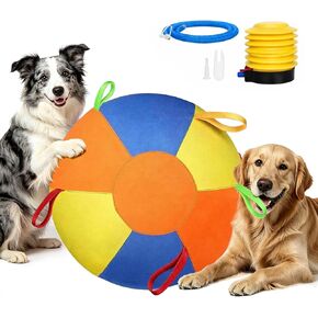 Herding Ball for Dogs, Inflatable Dog Ball for Outside Play, Calming Jumbo Ball for Dogs with Handles, Interactive Herding Toys for Border Collies, Australian Shepherds, Blue Heelers, Horses (18'') in Kuwait