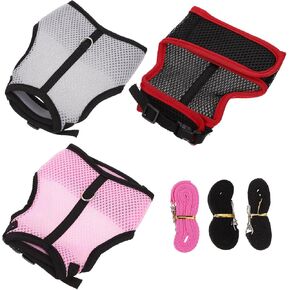 VALICLUD Rabbit Vest Harness Leash Set 3pcs Small Animal for Guinea Pig Hamster Ferret Bunny with Adjustable Soft Fabric, Medium Size for Pet Walking and Training in Kuwait