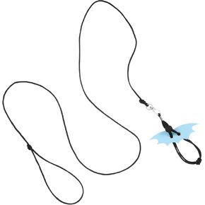 Adjustable Blue Reptile Harness and Outdoor Lizard Leash Set for Small Pets with Wear-Resistant Material Suitable for Gecko and Bearded Dragon Walking in Kuwait