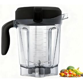 أباريق الخلاط E310 تناسب حاوية Vitamix سعة 64 أونصة، كوب برطمان بديل لـ 5200/7500/5000/6300/750/VM0102/VM0103/VM0197 إبريق الخلاط البلاستيكي in Kuwait