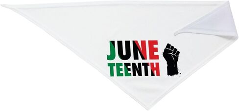 سعيد Juneteenth يوم الكلب عصابات مثلث عكسها الكلب وشاح المرايل قابل للتعديل الأوشحة الحيوانات الأليفة الملحقات للكلاب الصغيرة المتوسطة الحيوانات الأليفة القطط in Kuwait
