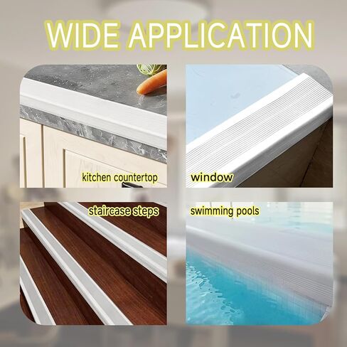 Dog Cat Scratching Windows Sill Protector L-Shape Cuttable Self-Adhesive for Furniture Edge Door Wall Protection（White5.43×78.7Inchs） in Kuwait