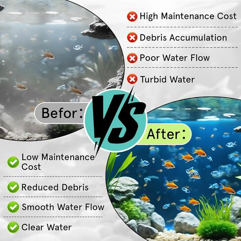 115' Long 6.78" High Replacement Fleece Roll Compatible with Red Reef 1200 Model Coral Aquarium Filtration System, Automatic Filtration Performance in Kuwait