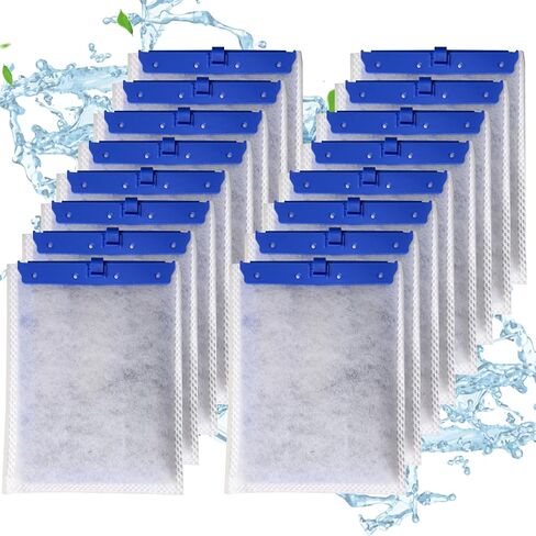 18-Pack Large Replacement Filter Cartridges Compatible with Tetra Whisper Bio-Bag Filters Large Aaquarium Filter Cartridges for Whisper 20i/40i /IQ20/30/45/60 PF20/30/40/60 Power Filters (L-18Pack) in Kuwait